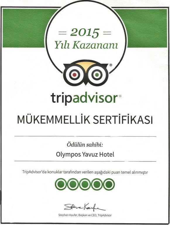 Olympos Yavuz Hotel Çıralı Exterior foto